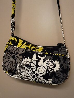 Vera Bradley Retired Baroque Frannie Quilted Crossbody